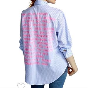 Sundry Destinations Striped Shirt.